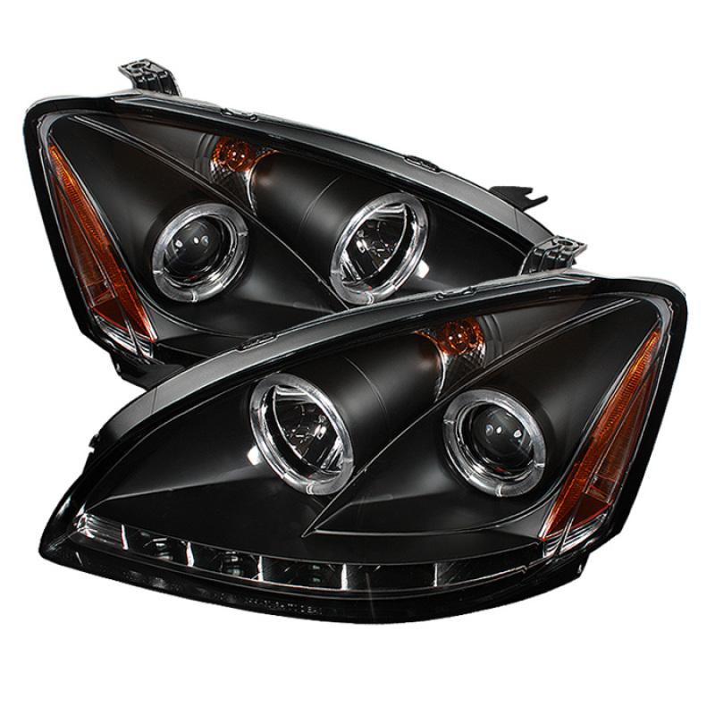 Spyder Nissan Altima 02-04 Projector Headlights Halogen Model- LED Halo LED Blk PRO-YD-NA02-HL-BK 5008077 Main Image