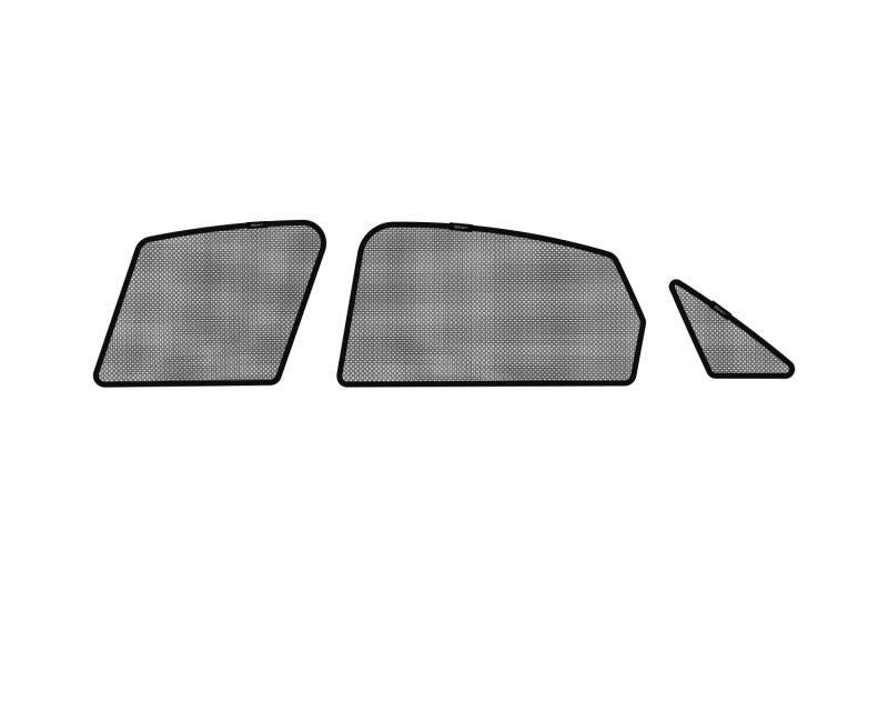 3D MAXpider 2009-2016 Audi A4 Black Sun Shades - Side Windows S1AD0271 Main Image