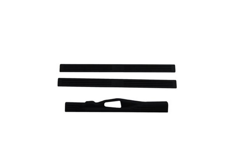 AVS 96-99 GMC C1500 (3 Door) Stepshields Door Sills 3pc - Black 90924 Main Image