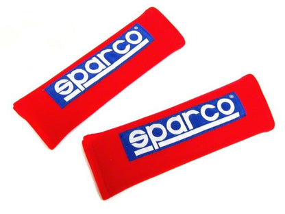 Sparco Tuning Harness Pads Racing Style For 3" Belts Red