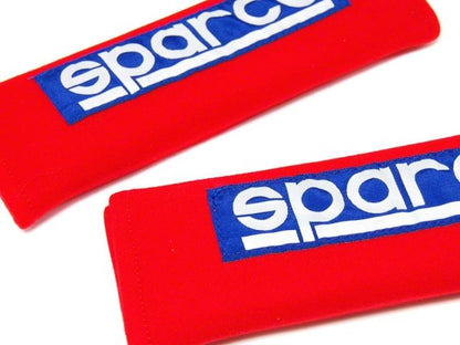Sparco Tuning Harness Pads Racing Style For 3" Belts Red