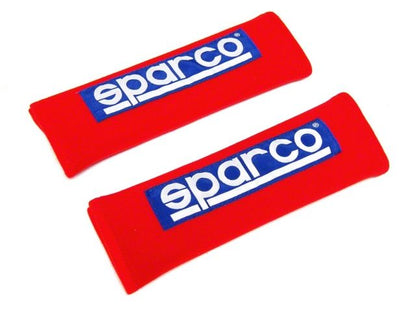 Sparco Tuning Harness Pads Racing Style For 3" Belts Red