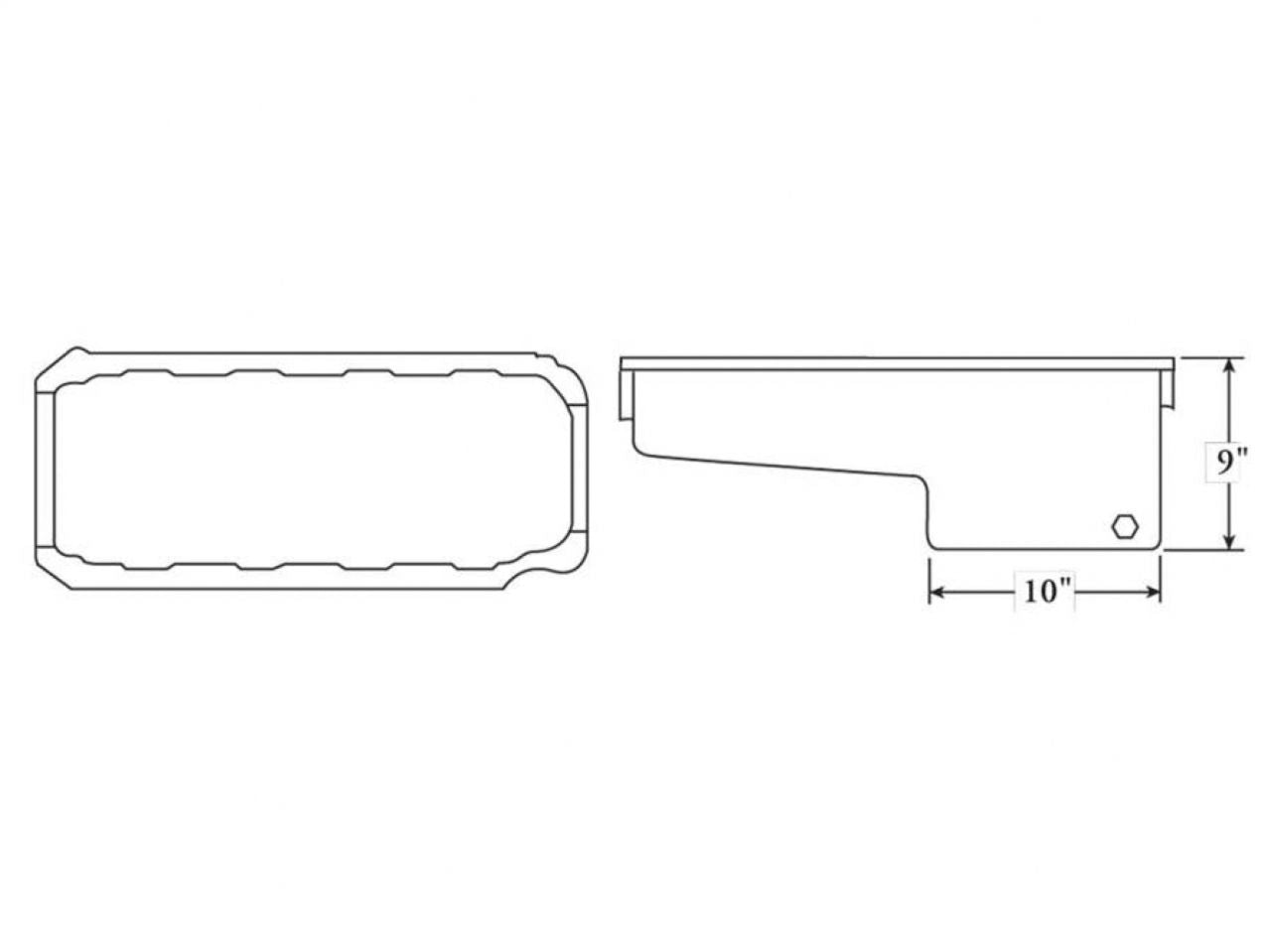 Moroso Oil Pan, Bbc, 9