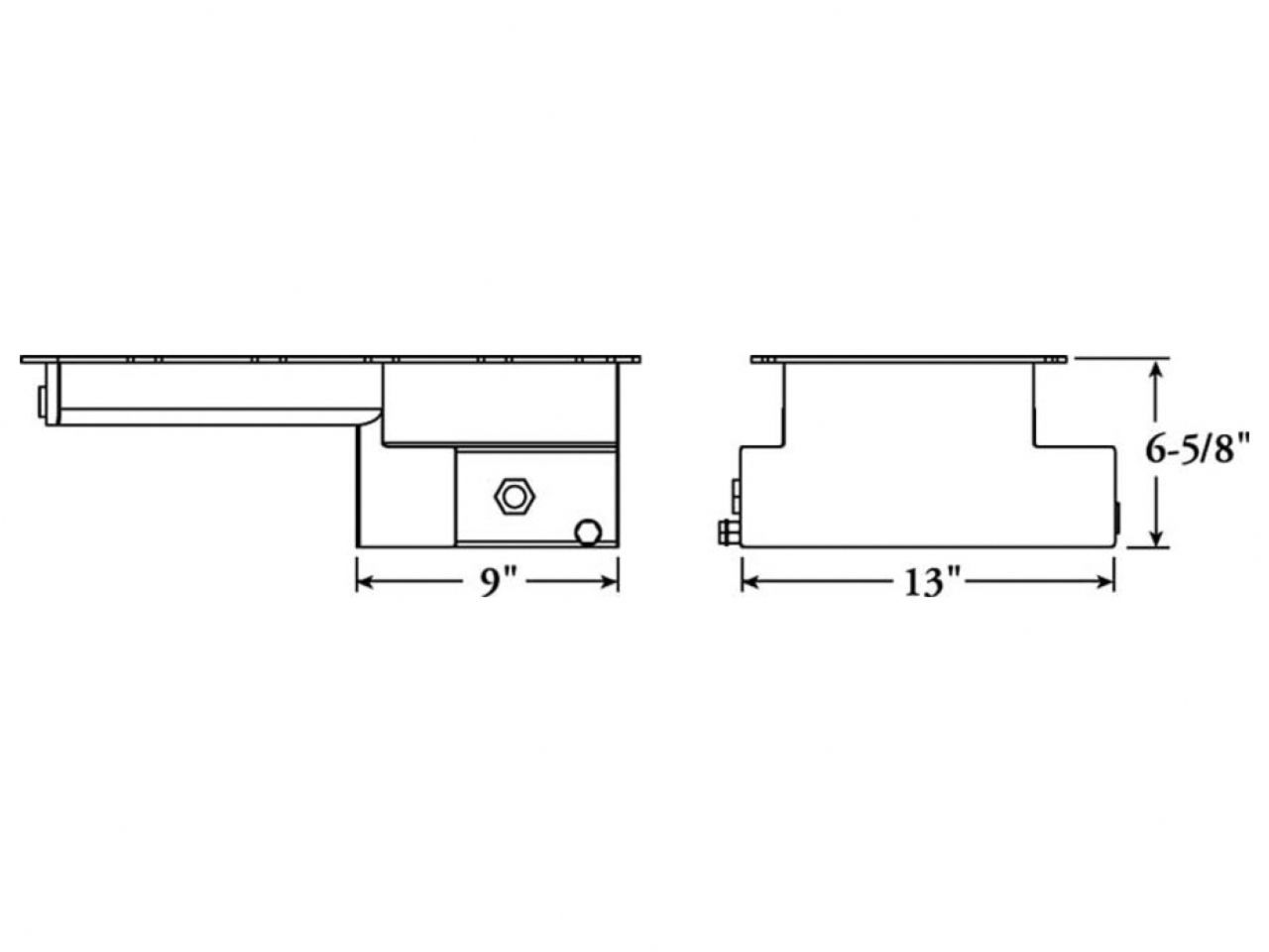 Moroso Oil Pan, Fabricated Aluminum Engine Application: Ford 5.0 Modular