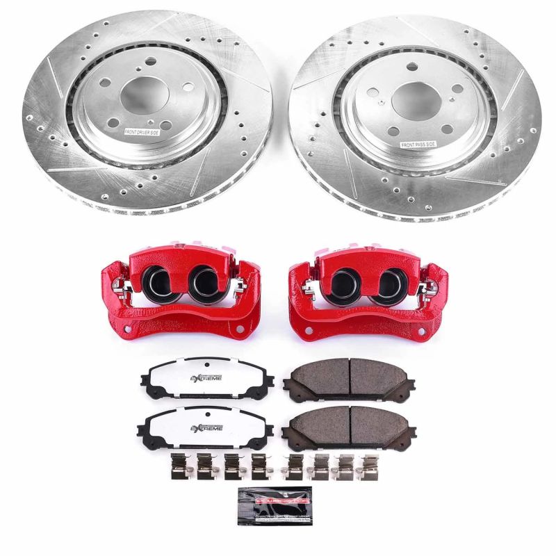 PowerStop PSB Z36 Truck & Tow Kit w/Cals Brakes, Rotors & Pads Brake Kits - Performance D&S main image