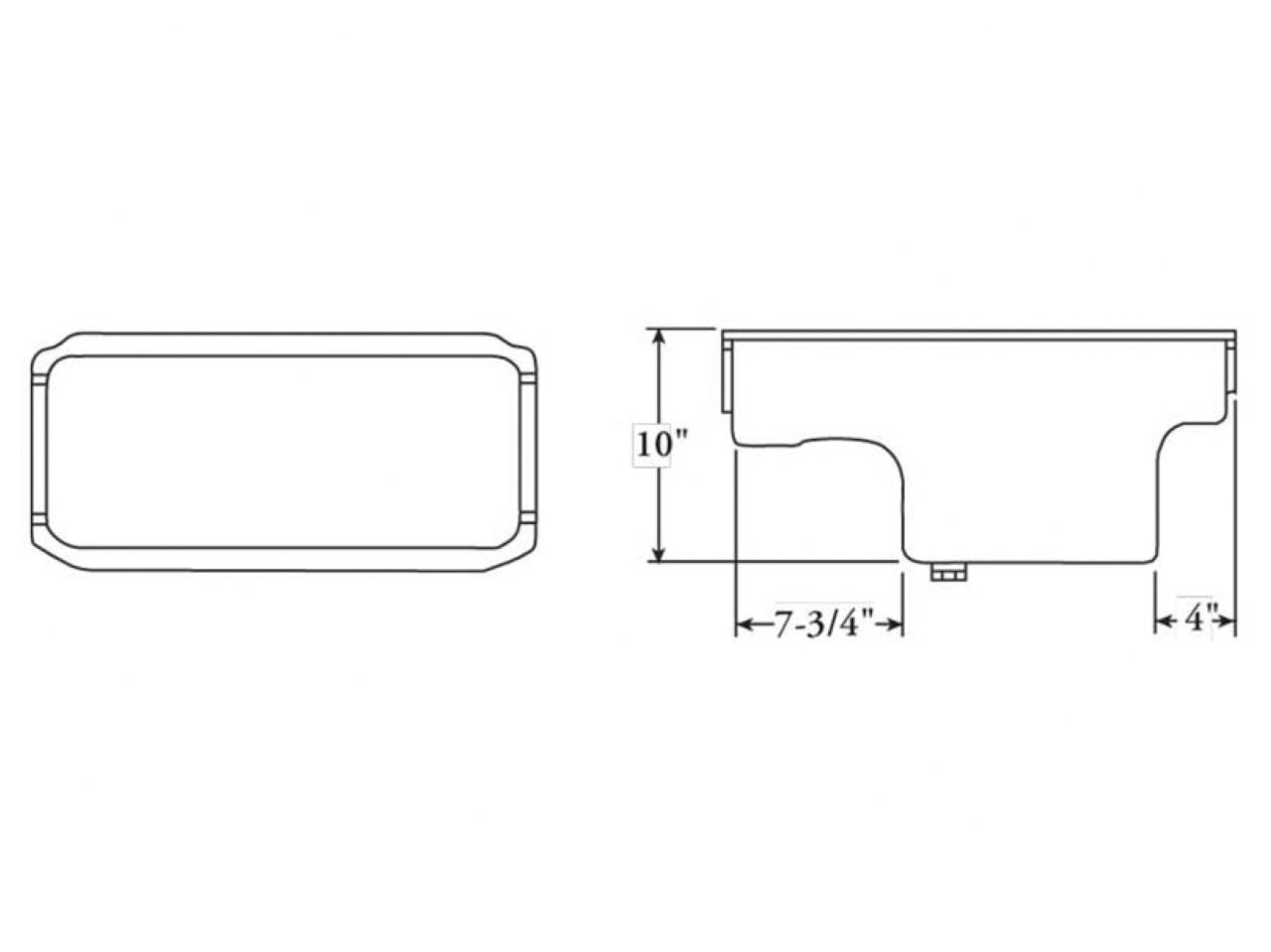 Moroso Oil Pan, Mopar 10"Dp 360