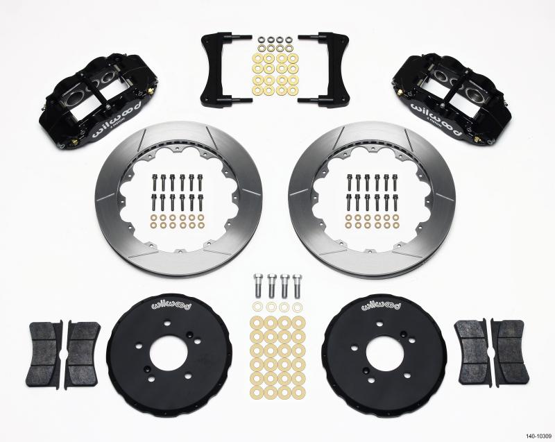 Wilwood Narrow Superlite 6R Front Hat Kit 12.88in Honda S2000 140-10309 Main Image