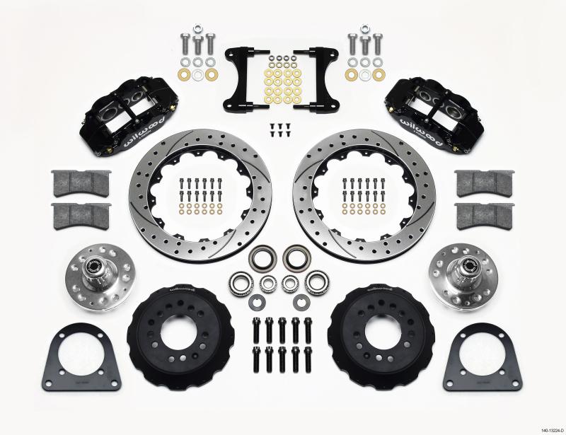 Wilwood Narrow Superlite 6R Front Hub Kit 12.88in Drilled TCI-IFS 71-78 (Pinto Based) 140-13224-D Main Image