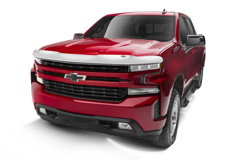 AVS 2019 Chevrolet Silverado 1500 High Profile Hood Shield - Chrome 680956 Main Image