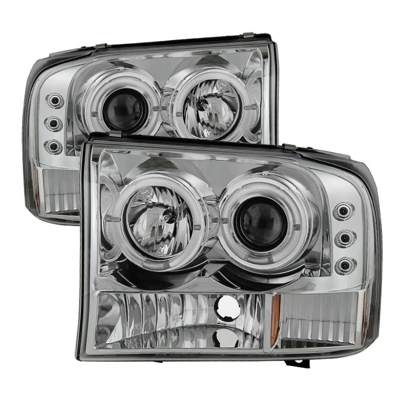 Spyder Ford F250 Super Duty 99-04 Projector Version 2 LED Halo LED Chrm PRO-YD-FF25099-1P-G2-C 5010360 Main Image