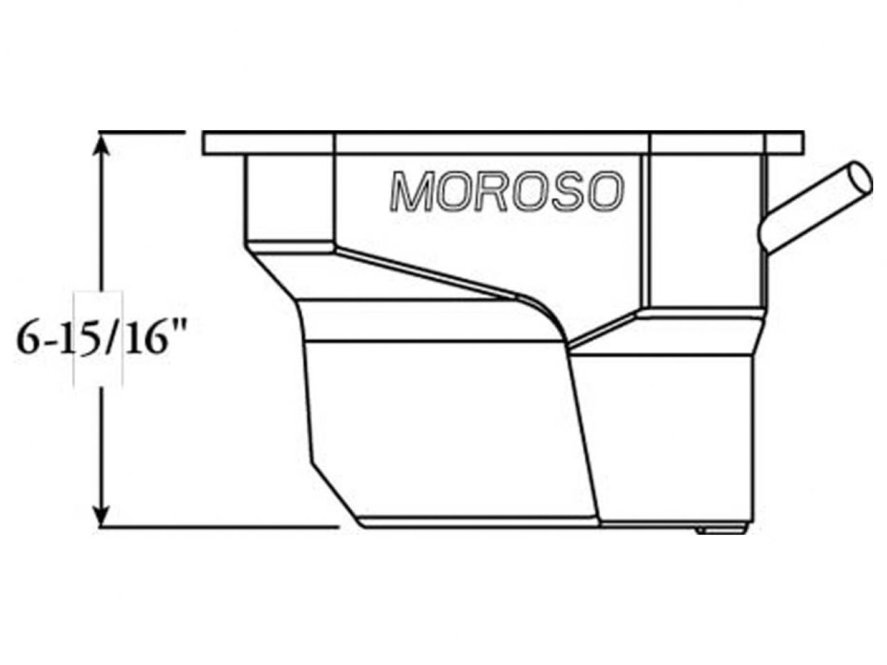 Moroso Oil Pan, Steel, Subaru EJ22 & EJ25