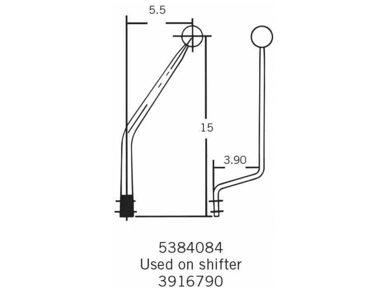 Hurst Shifters Replacement Competition Plus Stick Replacement Chrome Stick