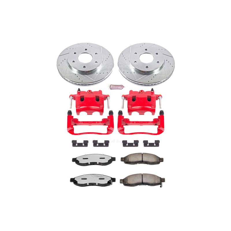 PowerStop PSB Z36 Truck & Tow Kit w/Cals Brakes, Rotors & Pads Brake Kits - Performance D&S main image