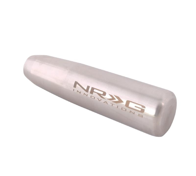 NRG Universal Short Shifter Knob - 5in. Length / Heavy Weight 1.27Lbs. - Silver SK-480SL Main Image