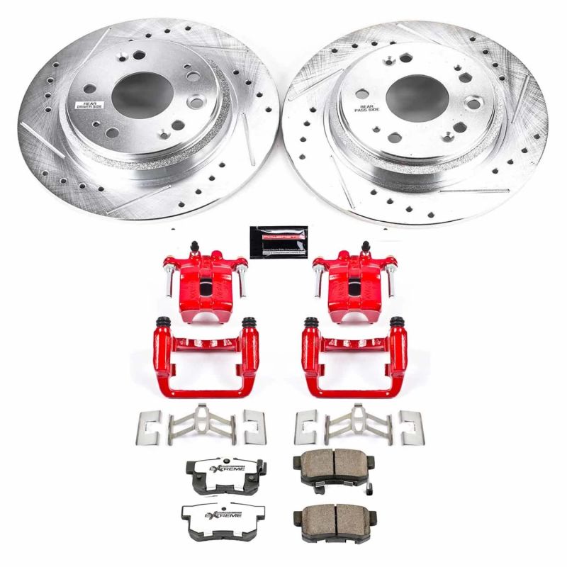 PowerStop PSB Z26 Street Kit w/Cals Brakes, Rotors & Pads Brake Kits - Performance D&S main image