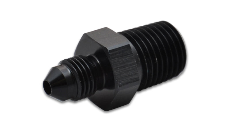 Vibrant Straight Adapter Fitting; Size: -4AN x 1/4" NPT