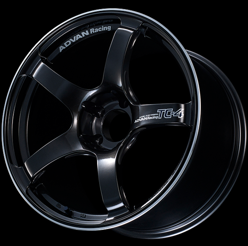 Advan TC4 18x11 +30 5-114.3 Racing Black Gunmetallic & Ring YAD8M30EBGR