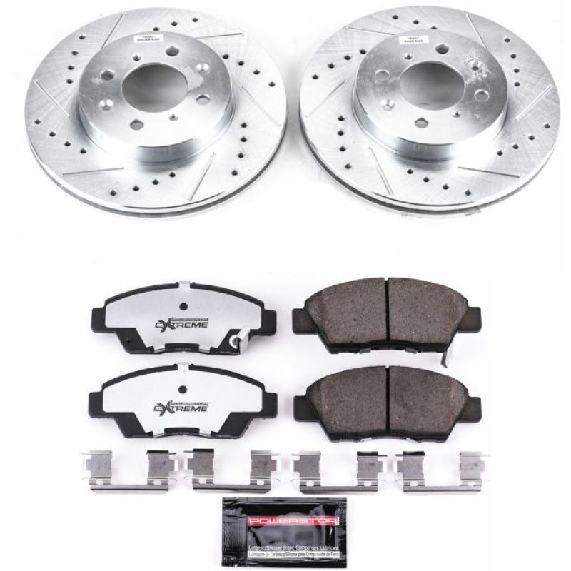 PowerStop PSB Z26 Street Warrior Kit Brakes, Rotors & Pads Brake Kits - Performance D&S main image