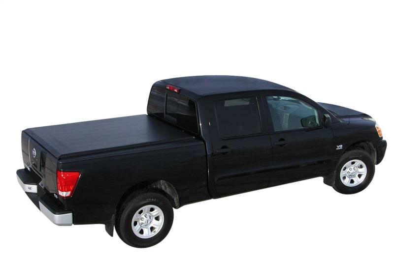 Access Literider 08-09 Titan King Cab 8ft 2in Bed (Clamps On w/ or w/o Utili-Track) Roll-Up Cover 33209 Main Image