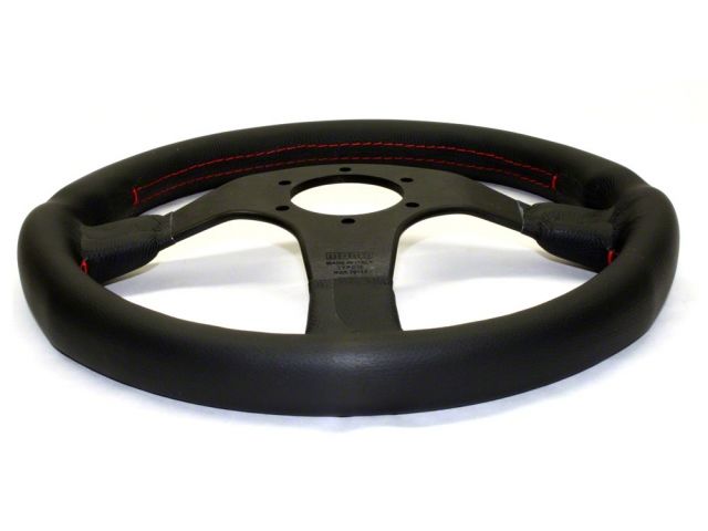 Momo Tuner Black Leather Steering Wheel 320mm