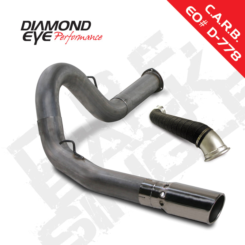 Diamond Eye Performance DEP DPF Back Exhaust Kit SS Exhaust, Mufflers & Tips DPF Back main image