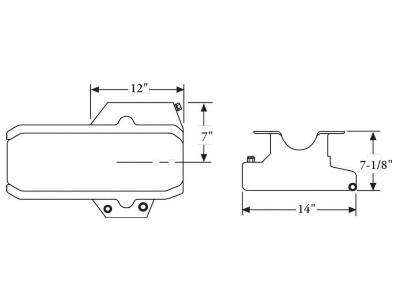 Moroso Oil Pan, Sbc O/T, 7.125"