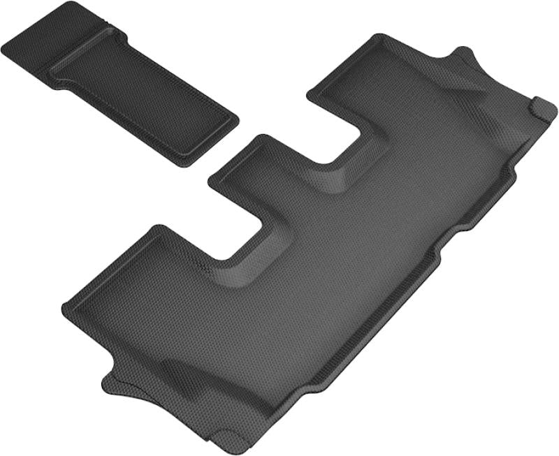 3D MAXpider 2020 Kia Telluride Kagu 3rd Row Floormats - Black L1KA05131509 Main Image