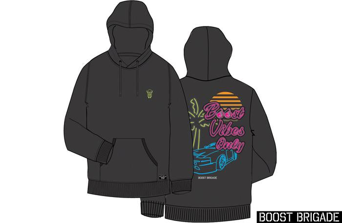 Boost Brigade Boost Brigade Boost Vibes Only Pull-over Hoodie - Black