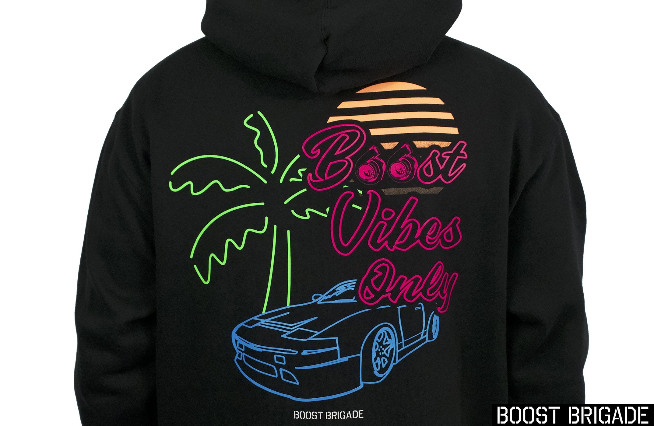 Boost Brigade Boost Brigade Boost Vibes Only Pull-over Hoodie - Black