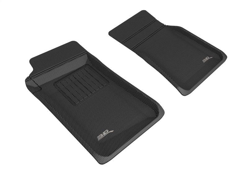 3D MAXpider ACE Kagu - Front - Black Floor Mats Floor Mats - Rubber main image