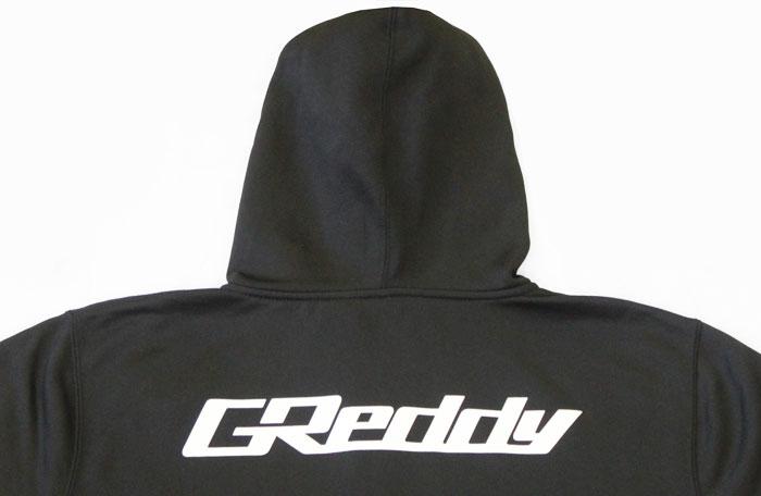 GReddy Racing GReddy Zip Hoodie Jacket, Water Resistant, Black