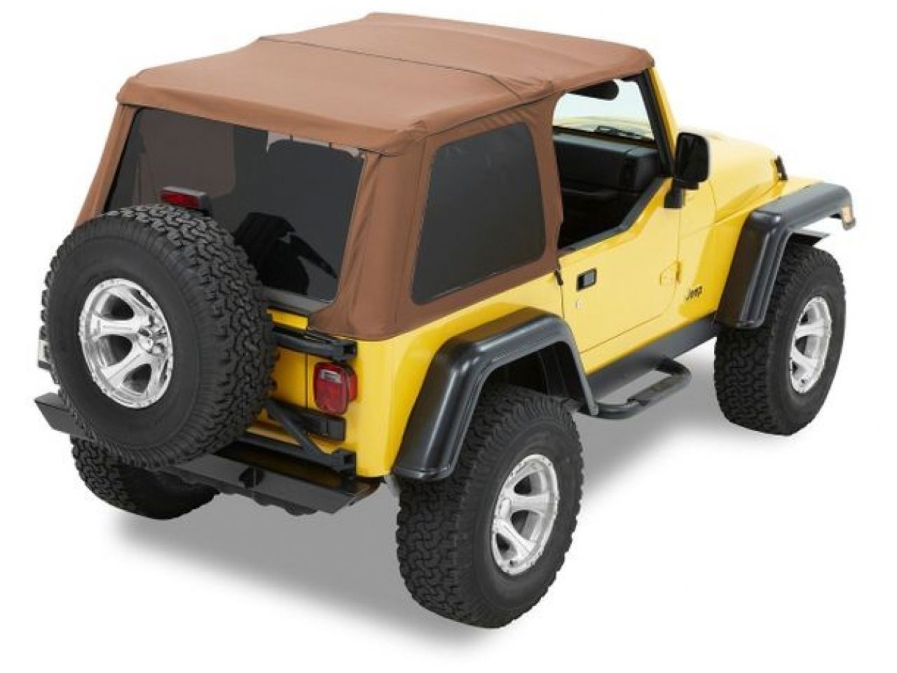 Bestop Jeep 97-06 Wrangler; Except Unlimited; No Doors Included; Tinted Side