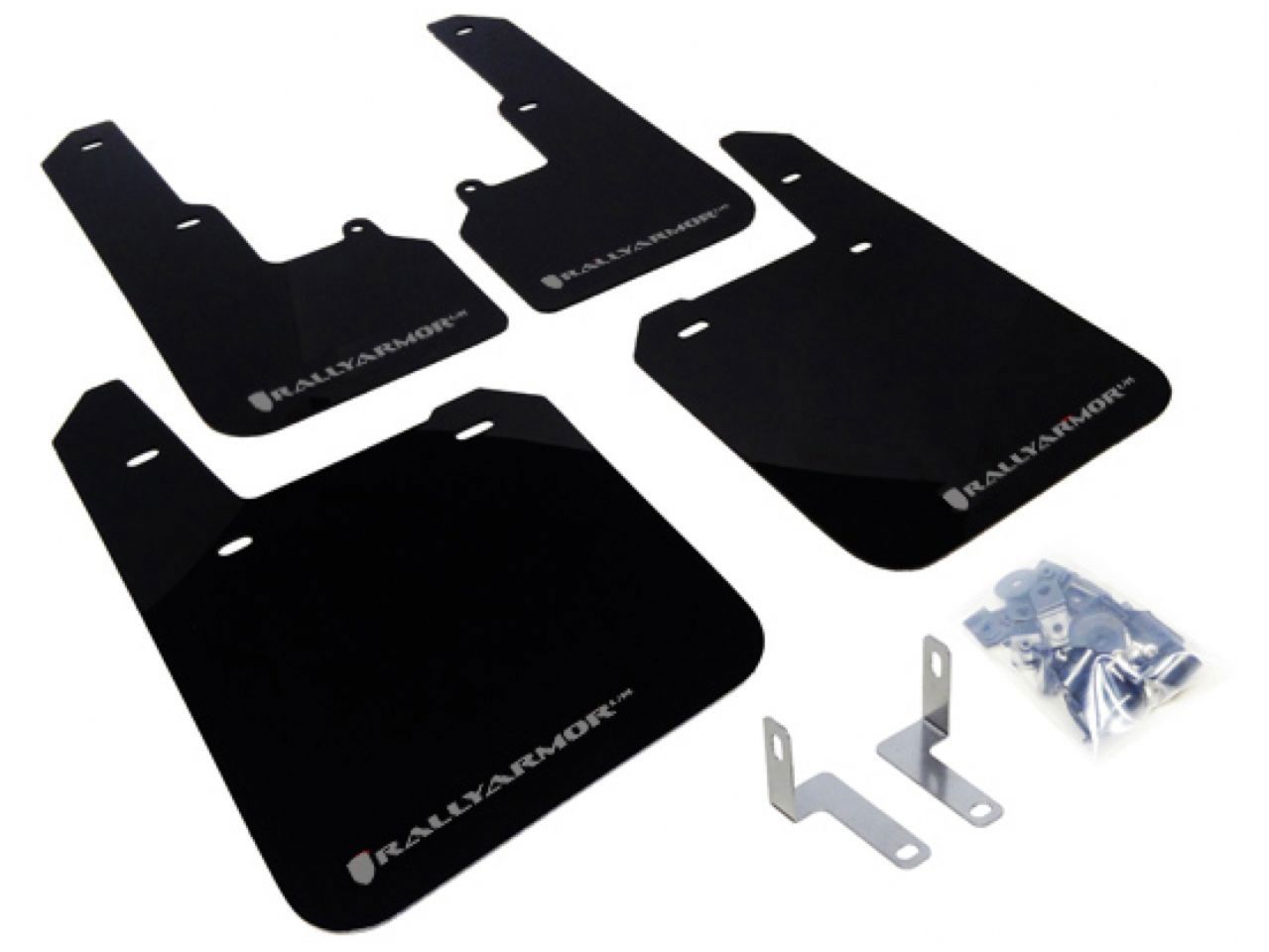 Rally Armor Mud Flaps MF36-UR-BLK/SIL Item Image