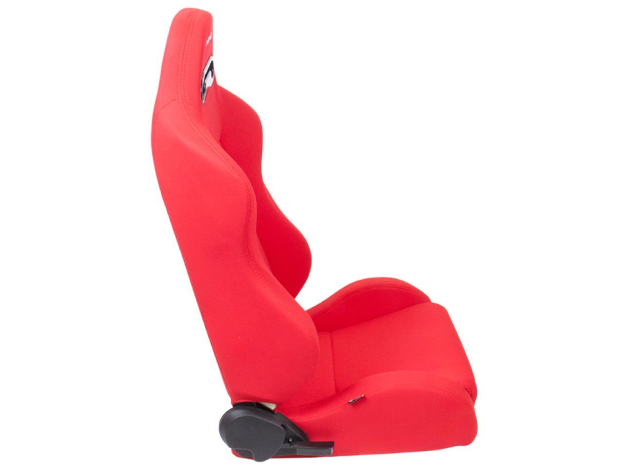 NRG Type-R Cloth Sport Seat Red w/ Red Stitch w/ logo