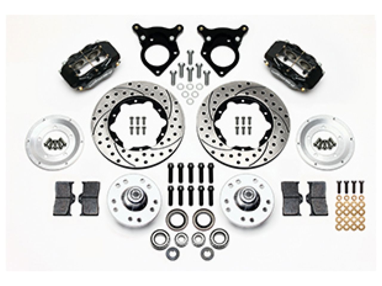 Wilwood FDL Front Kit, 11.00", Drilled, 87-93 Mustang, 5 Lug