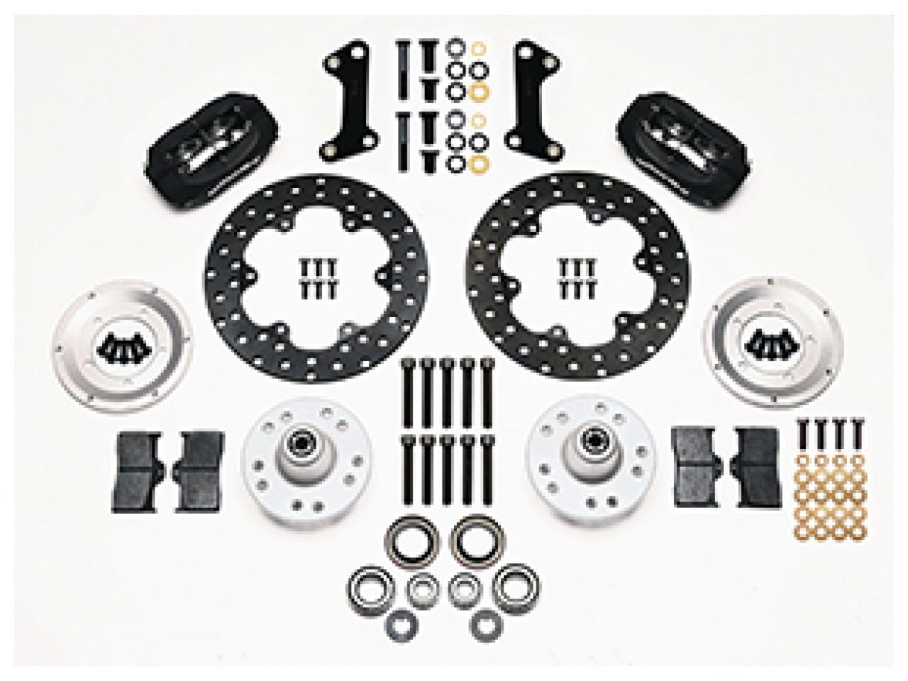 Wilwood FDL Front Drag Kit, Drilled Rotor, 67-69 Camaro, 64-72 Nova, Chevelle