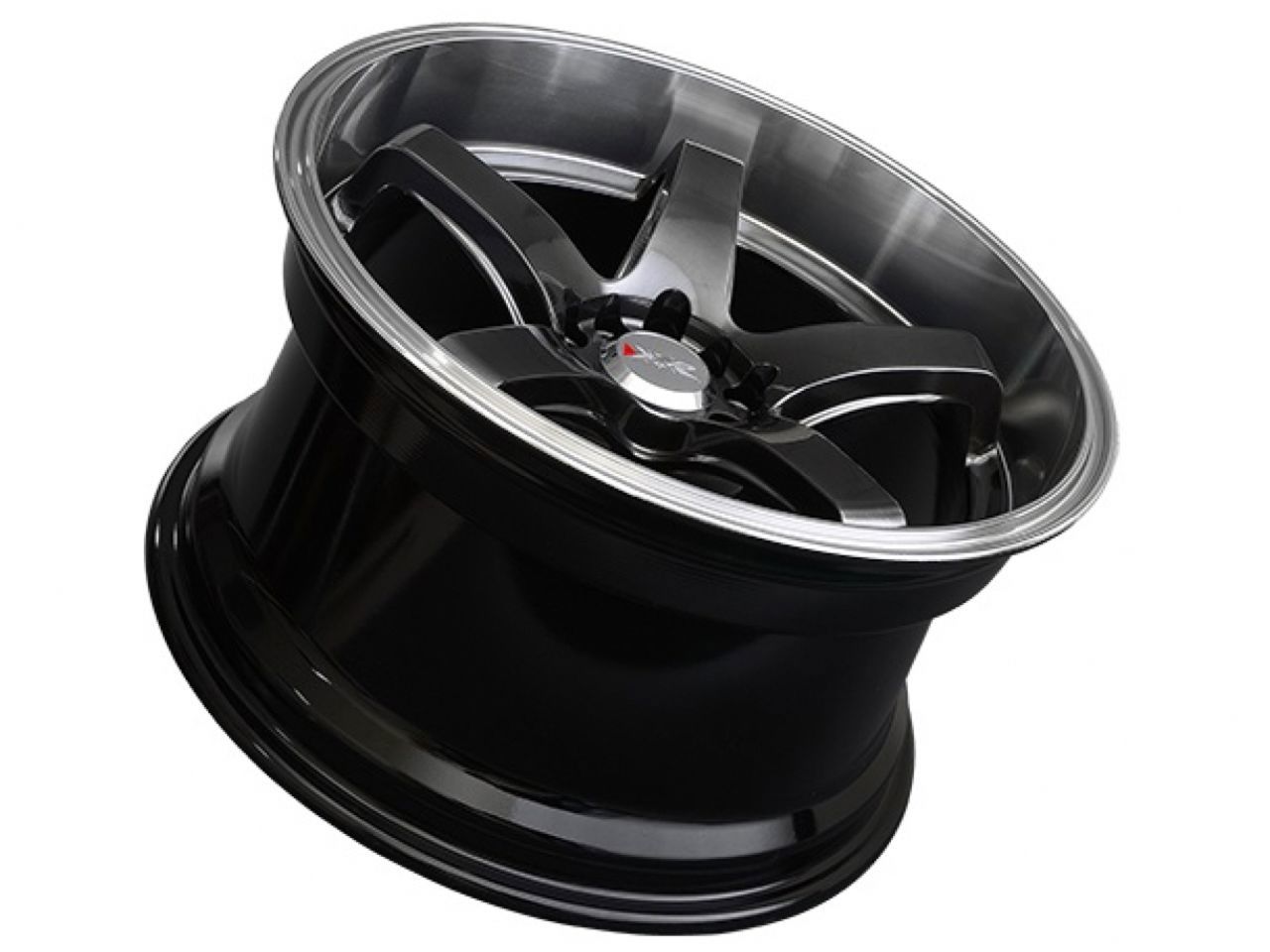 XXR 555 Wheel Chromium Black / Machined Lip 18x10 +25 5x100,5x114.3