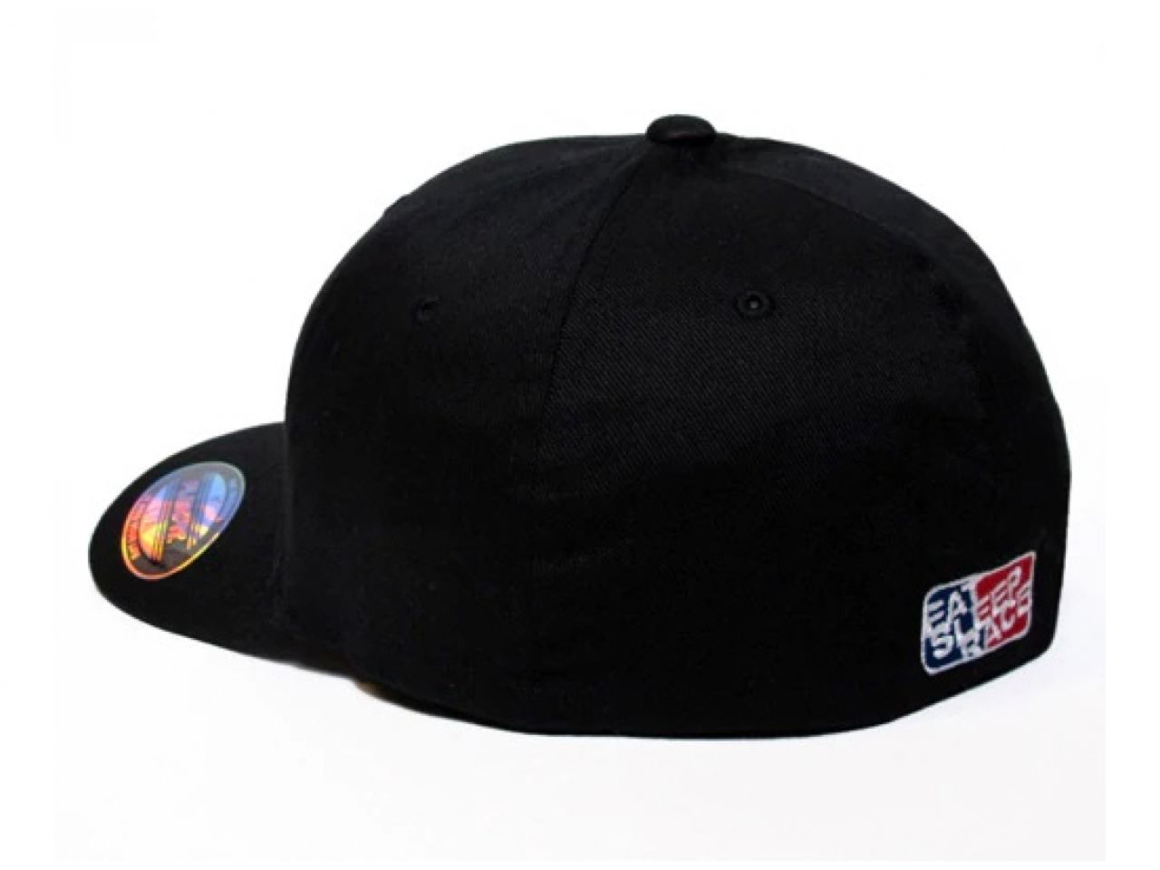Eat Sleep Race Black Logo Team Flexfit Hat