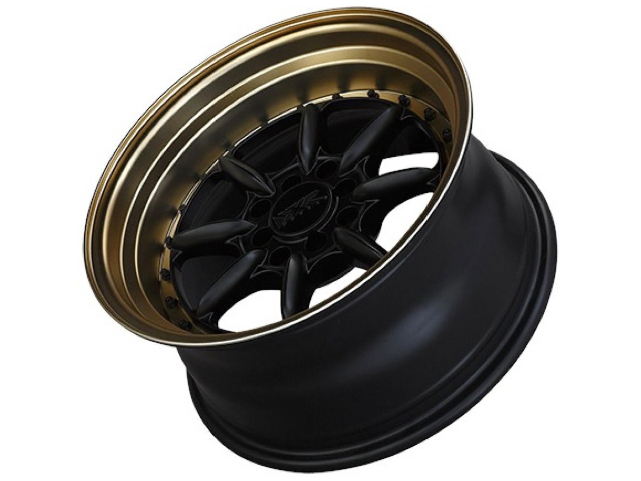XXR 002.5 Wheel Flat Black / Bronze Lip 15x8 0 4x100,4x114.3