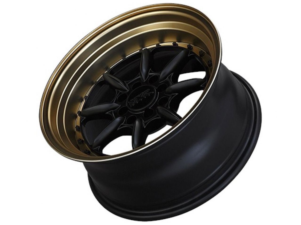 XXR 002.5 Wheel Flat Black / Bronze Lip 16x8 +20 4x100,4x114.3