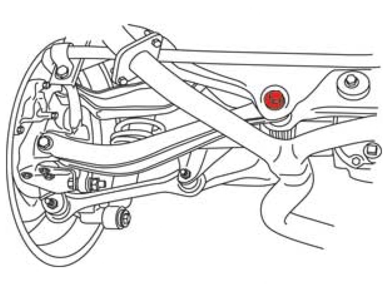 SPC Performance 00-09 Subaru Impreza / Legacy / Outback Rear Toe Kit