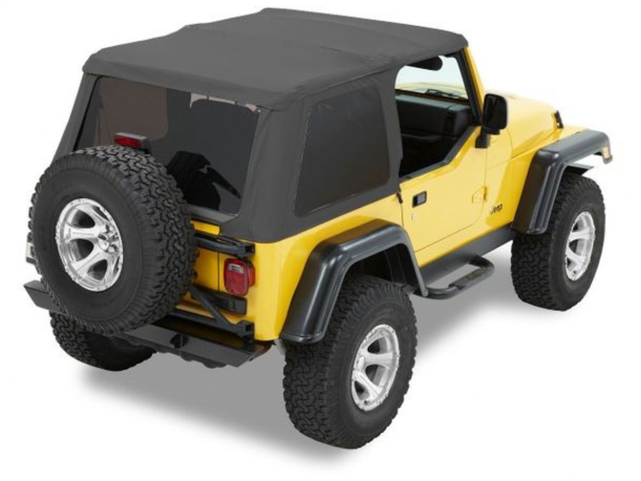 Bestop Jeep 97-06 Wrangler; Except Unlimited; No doors included; Tinted Side