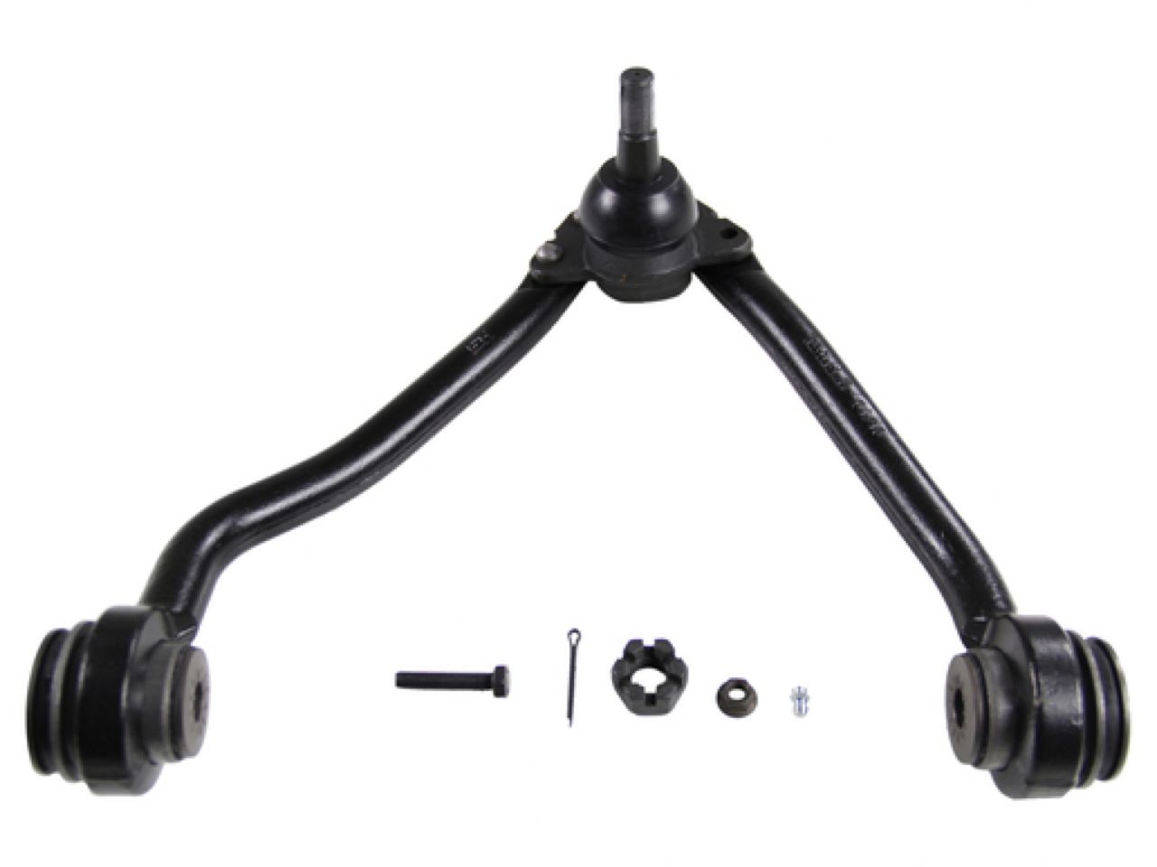 Moog Control Arm, Front Upper, Passenger Side, Steel, Black, Chevy,