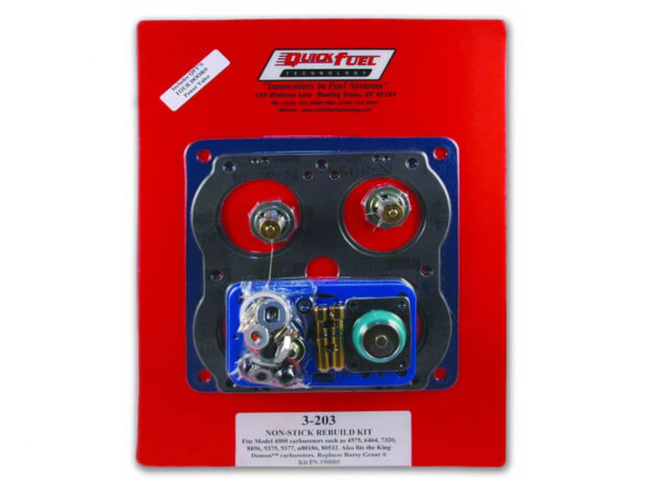 Quick Fuel Carburetor Kits 3-303QFT Item Image