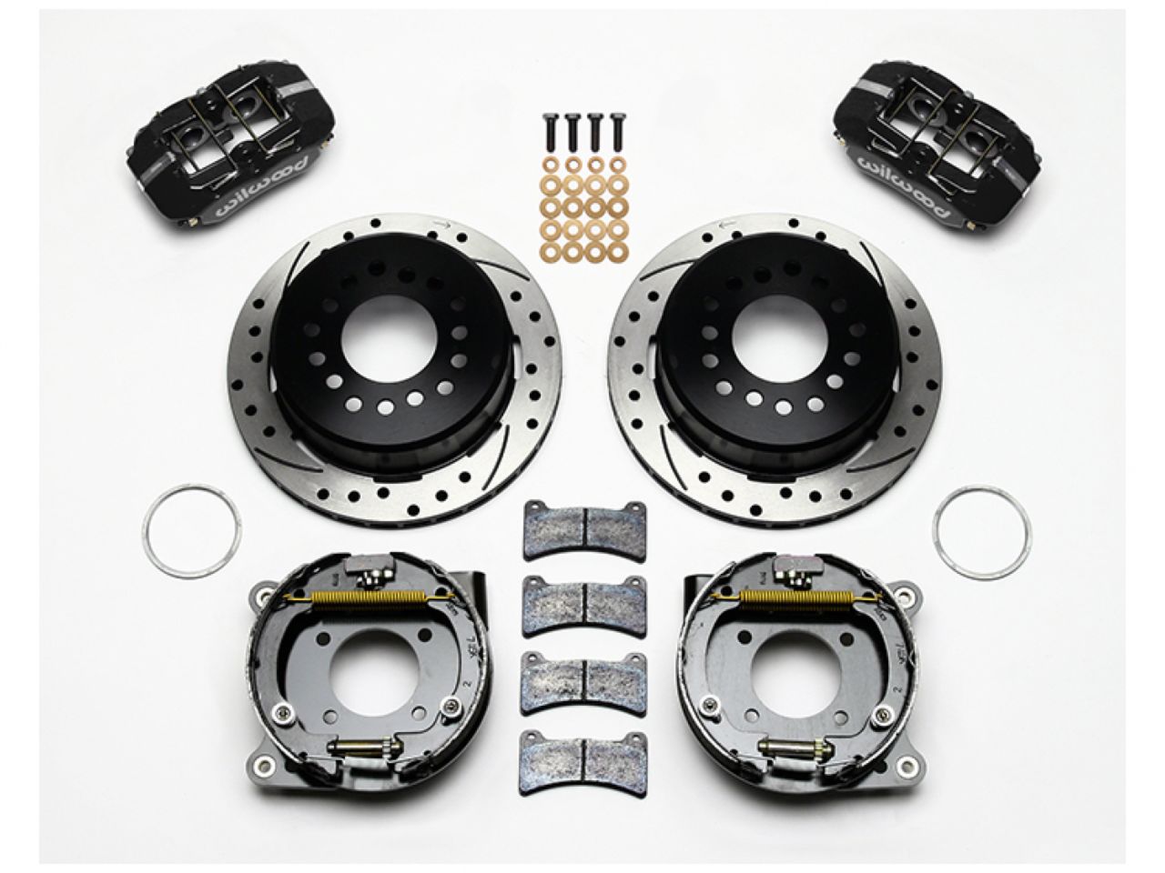 Wilwood FDP-LP 11.00" P-Brake Kit, Drilled, Chevy 12 Bolt 2.75" Off w/ C-Clips