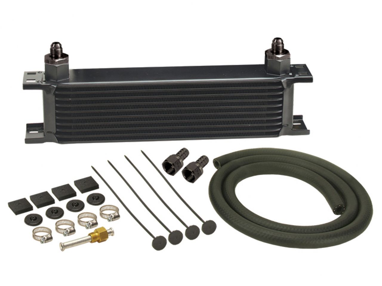 Derale 10-Row Stack Plate Trans Cooler Kit (-6AN)
