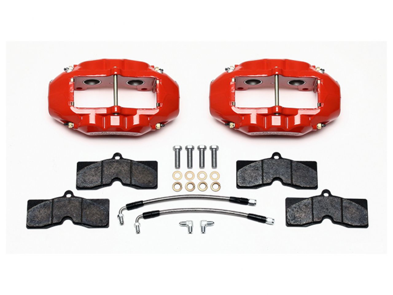 Wilwood D8-4 Rear Caliper Kit, Red, Corvette C2 / C3 65-82