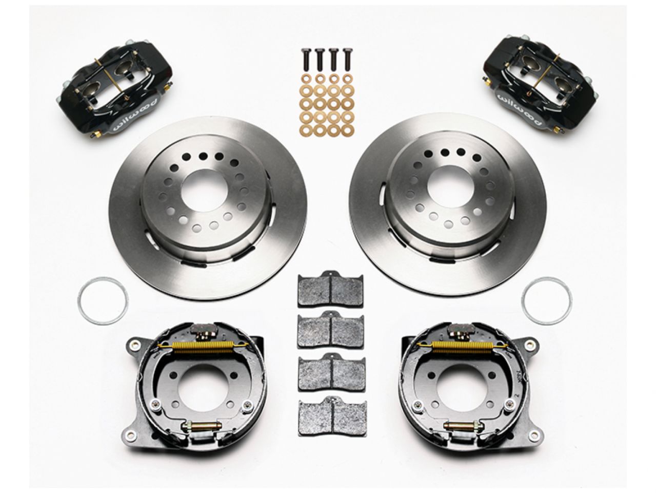 Wilwood FDL P/S Park Brake Kit, Ford 8.8 w/2.5" Offset-5 Lug