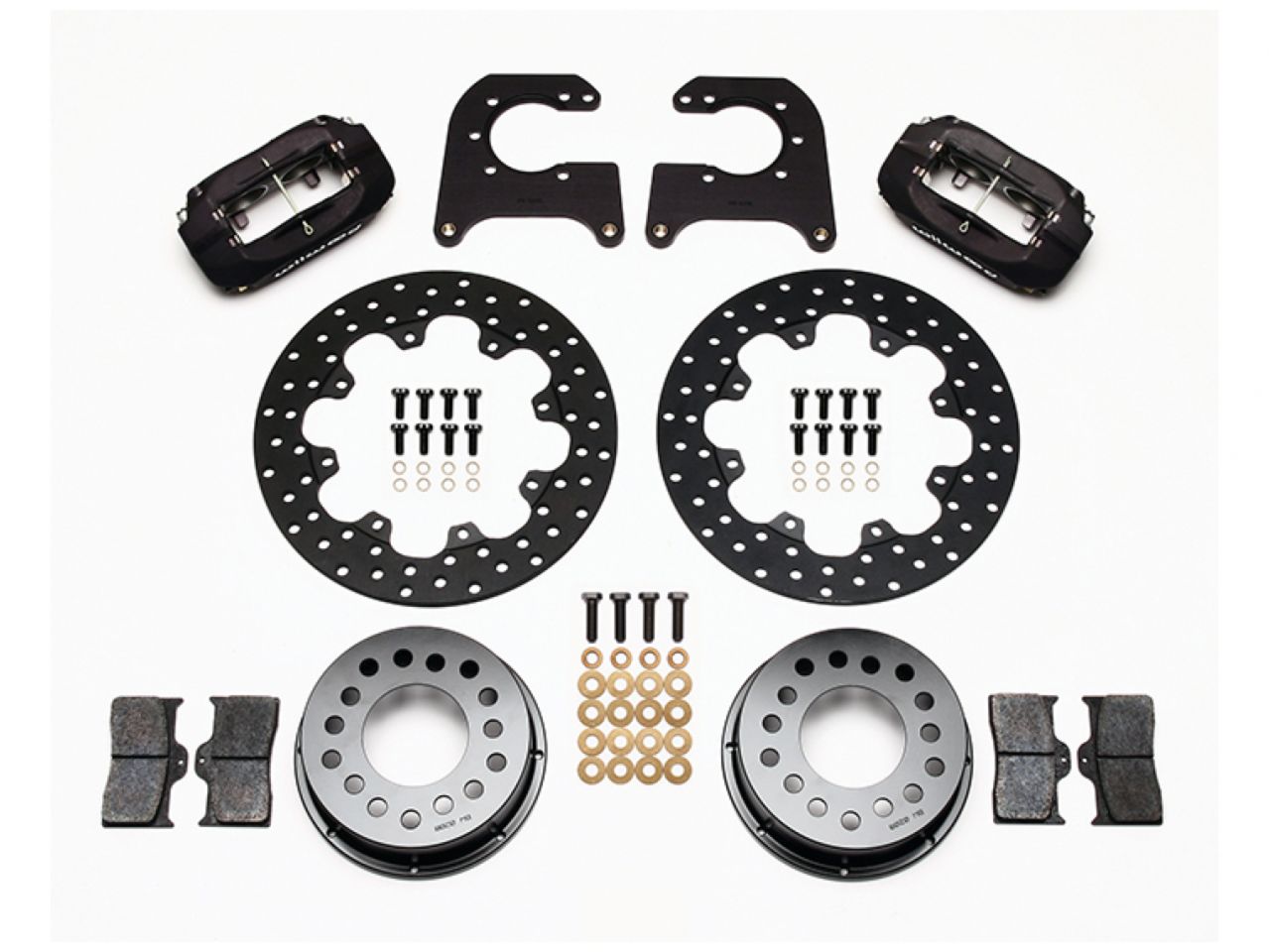 Wilwood FDL Rear Drag Kit, Drilled Rotor, Chevy 12 Bolt-Spec 3.15" Brng