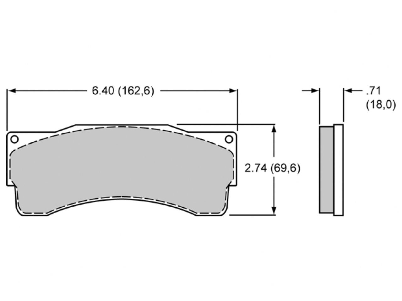 Wilwood Pad Set, BP-20, 6318, TC Caliper